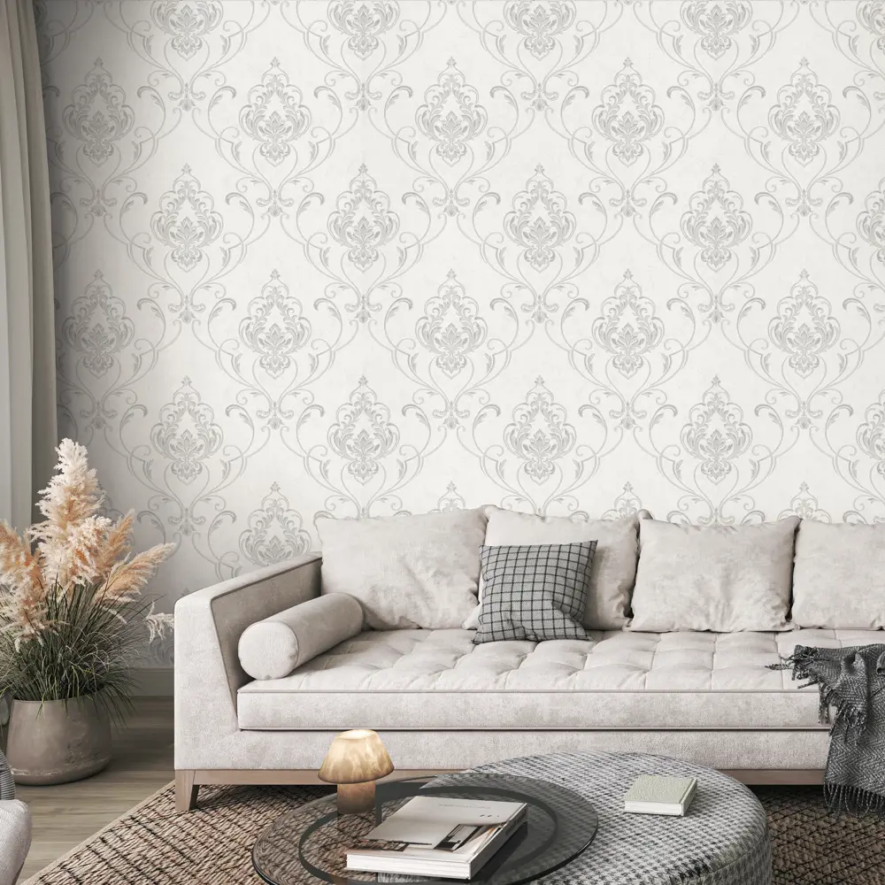 Обои флизелиновые Аспект Ру Анита белые 1.06 м 30263-11 STLM-2149685 - Вид №3