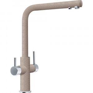 Смеситель кухонный  Franke Neptune Clear Water Поворотный излив Хром/Сахара
