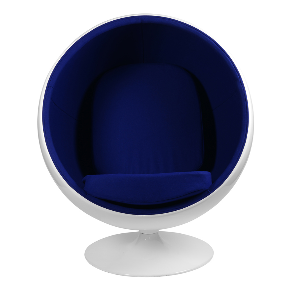 Кресло Eero Aarnio синее SOHO DESIGN ДИЗАЙНЕРСКИЕ, EERO BALL 131530 Синий  - Вид №3