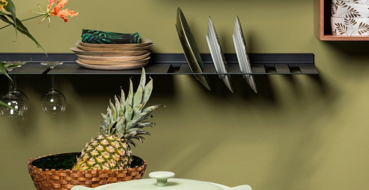 Кухонная полка с крылом Strackk KITCHEN SHELF WITH PLATE RACK ARCH-00010903 - Вид №2