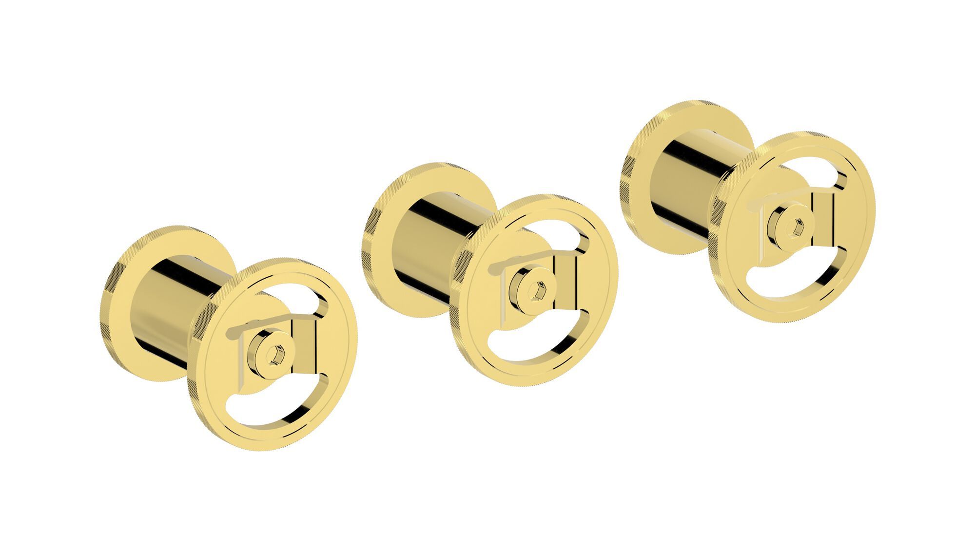 Встраиваемый смеситель для душа с 3 отверстиями и переключателем IB Bold ARCH-00029546 - Вид №16