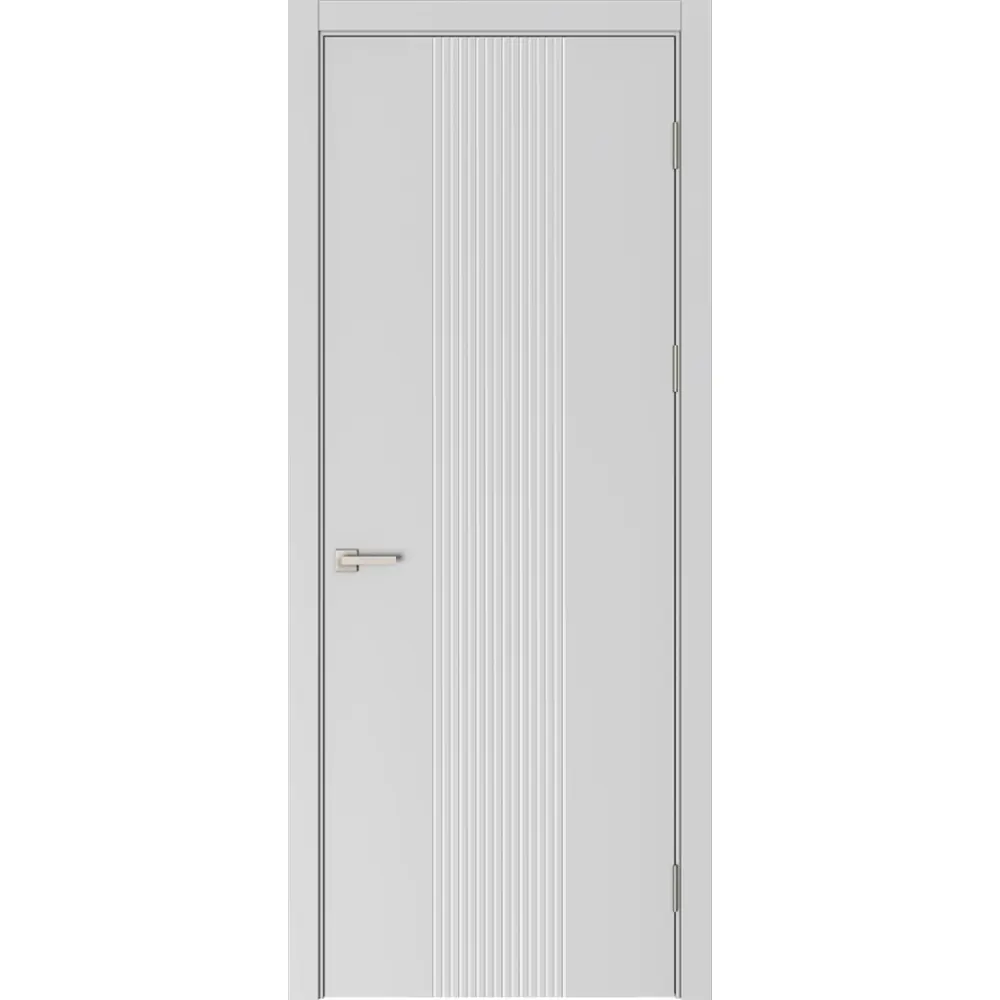 Дверь межкомнатная глухая Вилия 80x220 см эмаль цвет серый с замком и без петель 89464685 STLM-2008930 BELWOODDOORS 