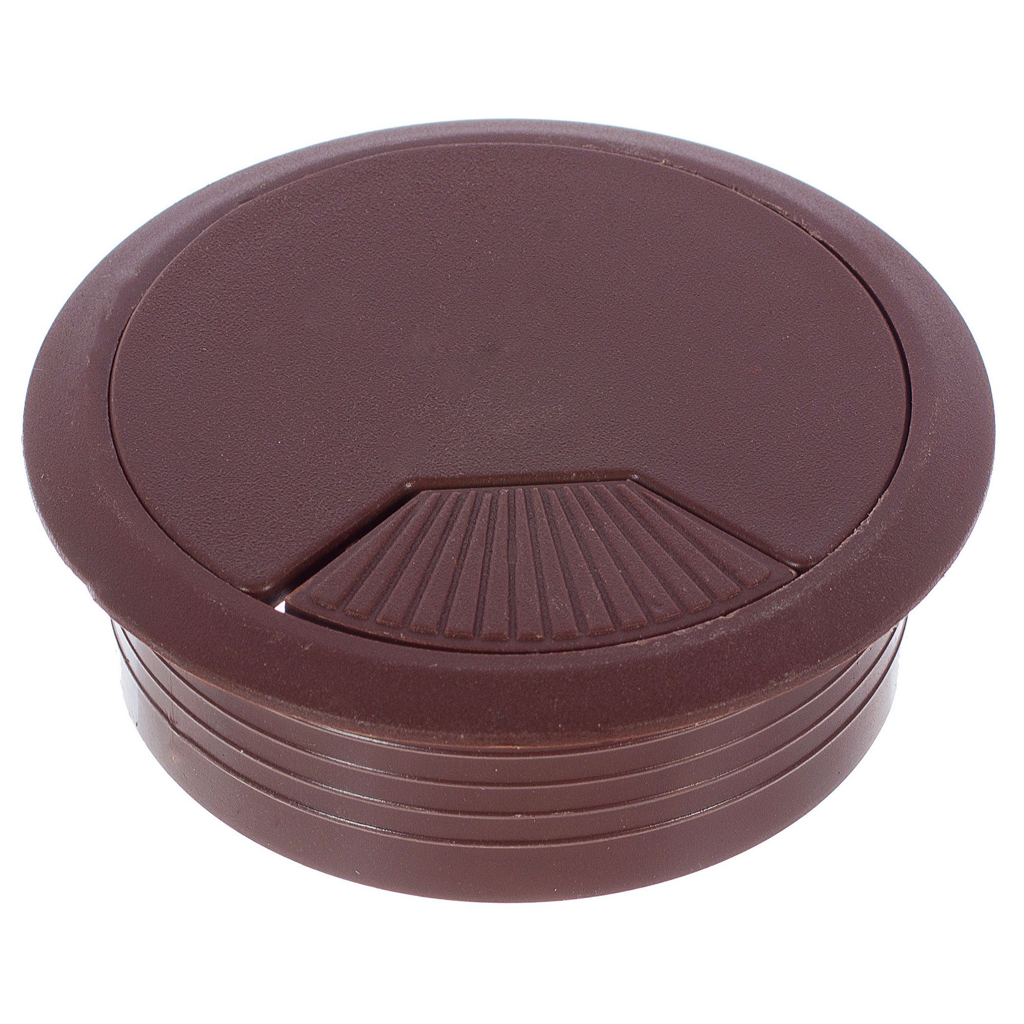 12596999 Заглушка кабель-канала d60 мм пластик цвет темно-коричневый STLM-0002260 JET 