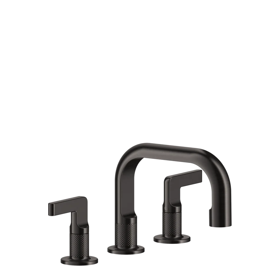 Группа умывальников 58012 707 Gessi Inciso ЧЕРНЫЙ МЕТАЛЛ BR. PVD 58012707