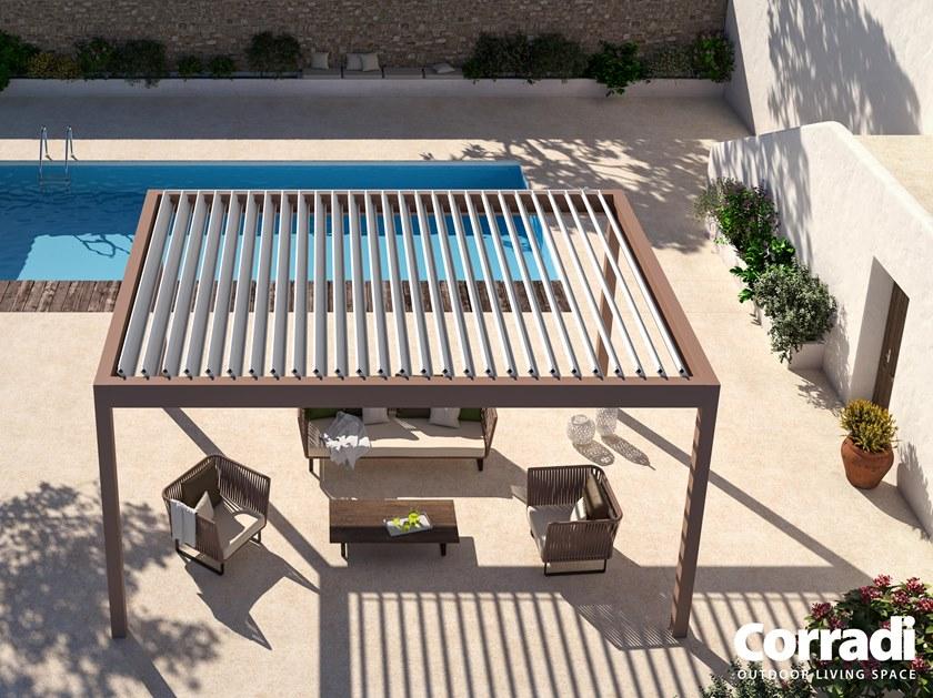 Corradi Алюминиевая пергола с регулируемыми жалюзи Bioclimatics sun-id-1405053 - Вид №7