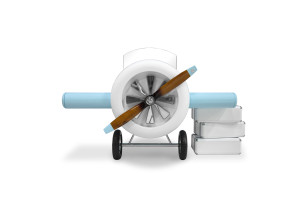 CIST518 Детский письменный стол Небо