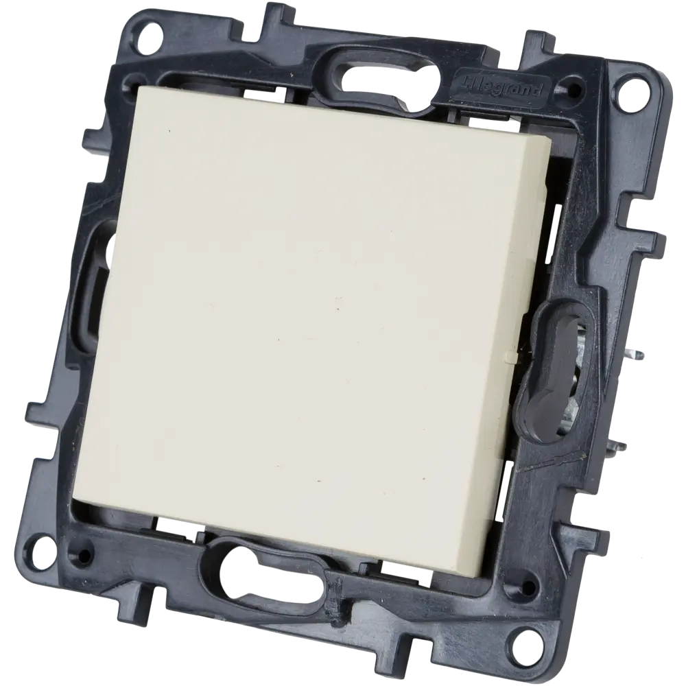 82064697 Переключатель перекрёстный одноклавишный - Legrand Structura - 10АХ 250В винтовые зажимы - слоновая кость STLM-1566641 - Вид №2