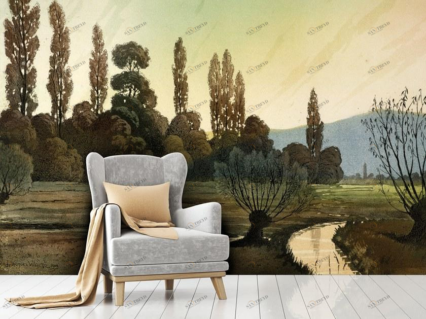 BARRISOL Натяжная стена с печатью из пвх sun-id-1503863