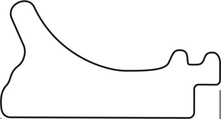BY 7619 Зеркало в багетной раме - белый с серебром 60 mm EVOFORM Definite - Вид №4