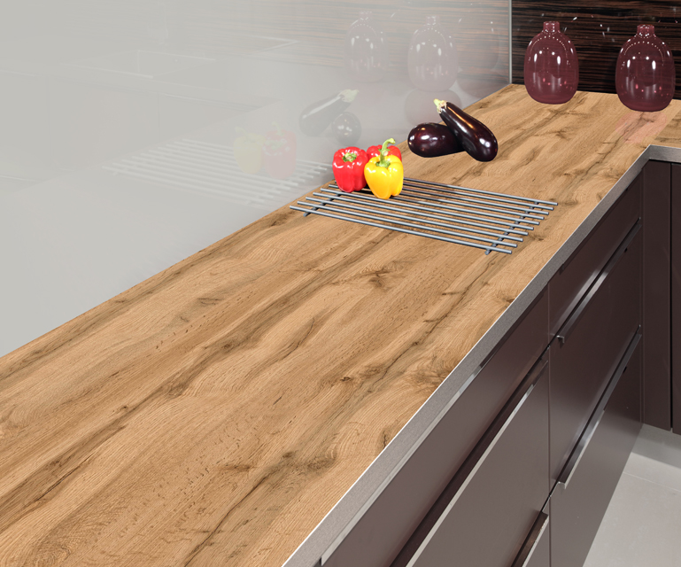 Столешницы для кухни - Дуб Мемори LIGRON LIST407 2433 - Вид №8