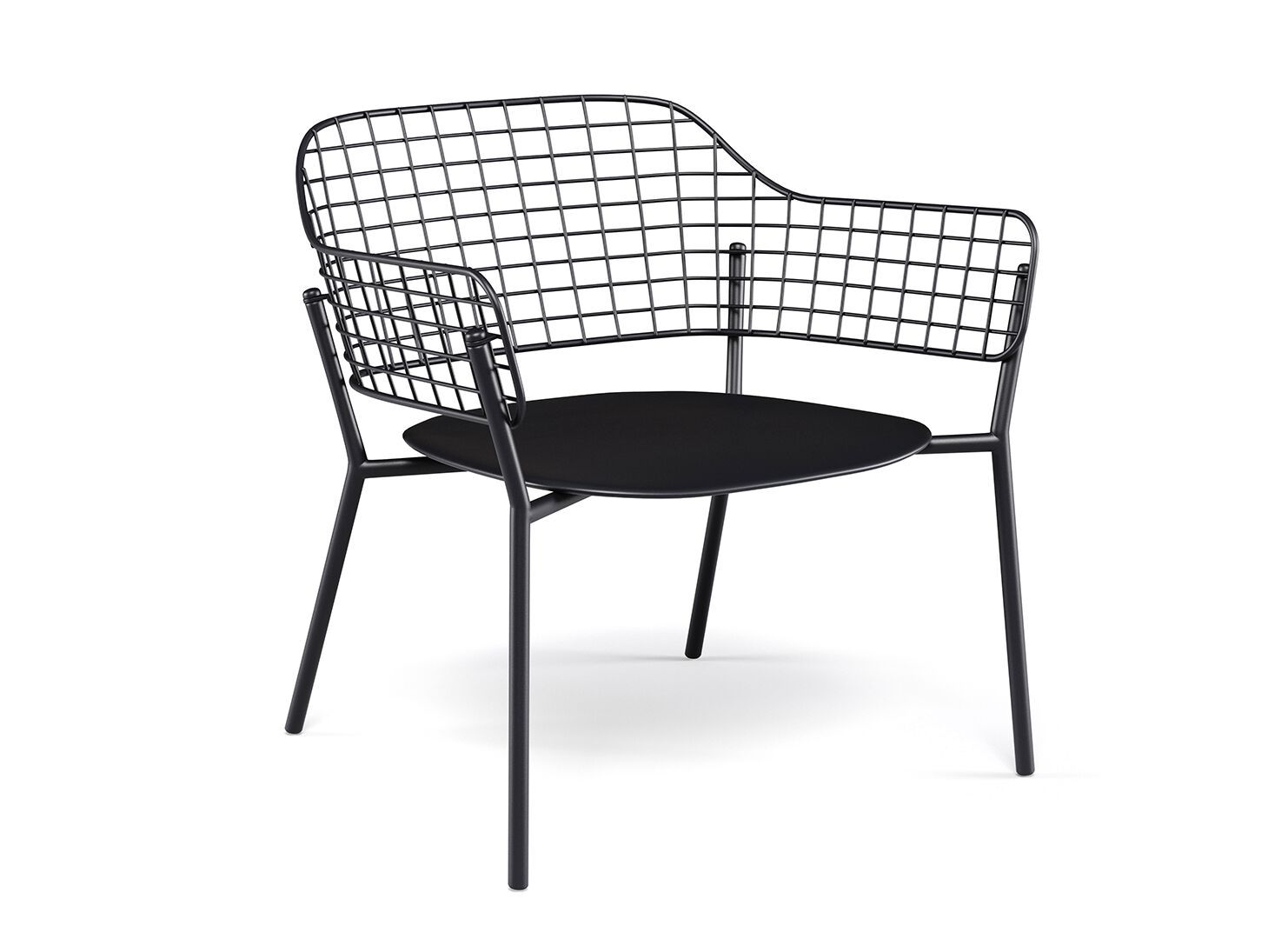 Стул для сада из нержавеющей стали с подлокотниками emu Lyze ARCH-00025510