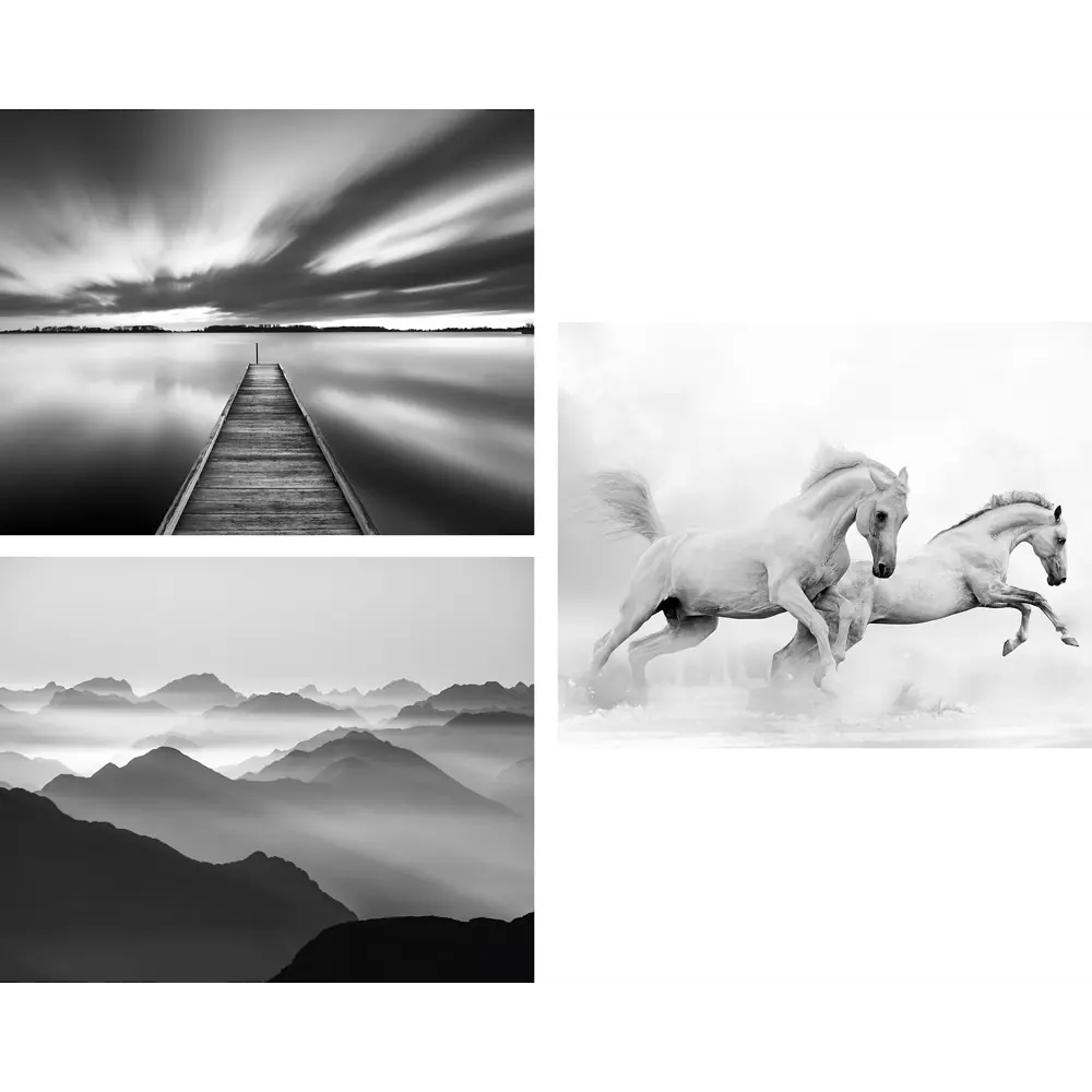 Постер Прекрасный мир 39x49 см 3 шт АРТ ДИЗАЙН STLM-2181315