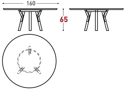 Varaschin Прямоугольный садовый стол Link 222l - Вид №13