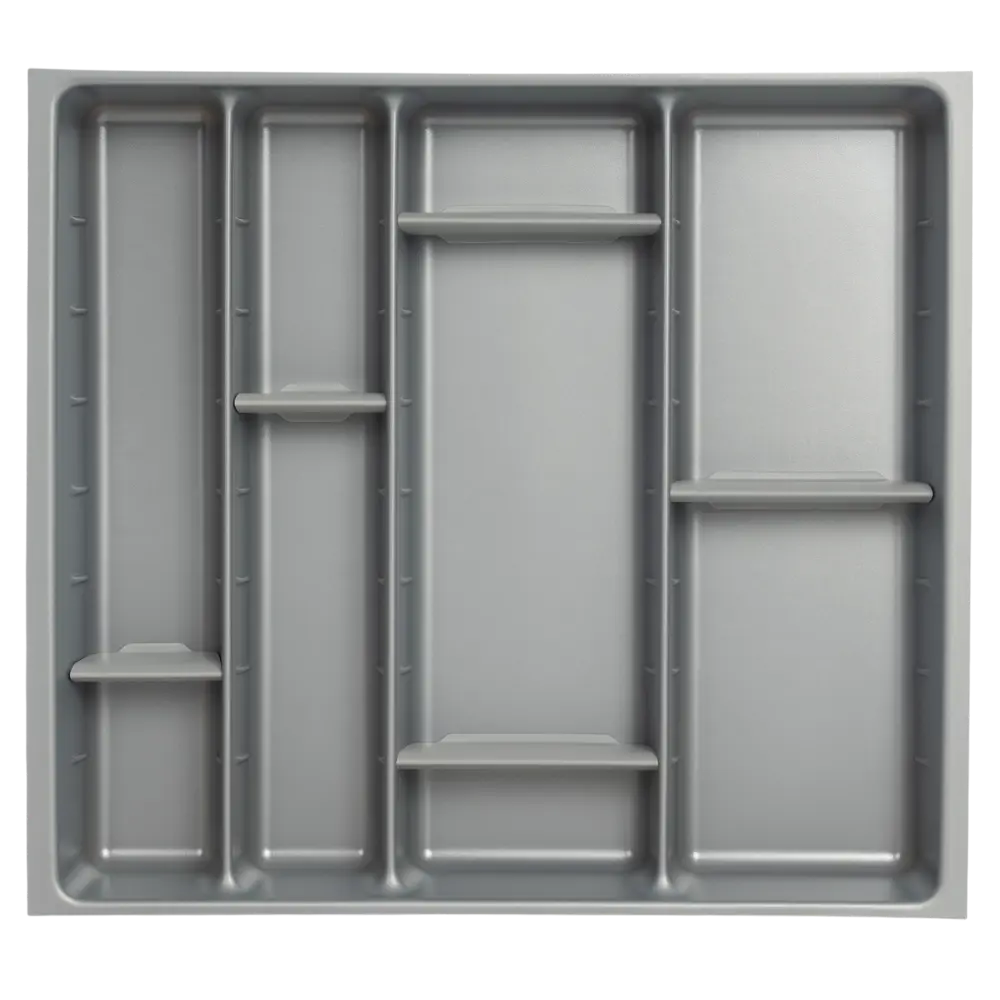 Лоток для столовых приборов Hettich Orga Tray 590IANL470KB600 46.2x7x50.7 см пластик цвет серый 89401300 STLM-2149466  - Вид №1