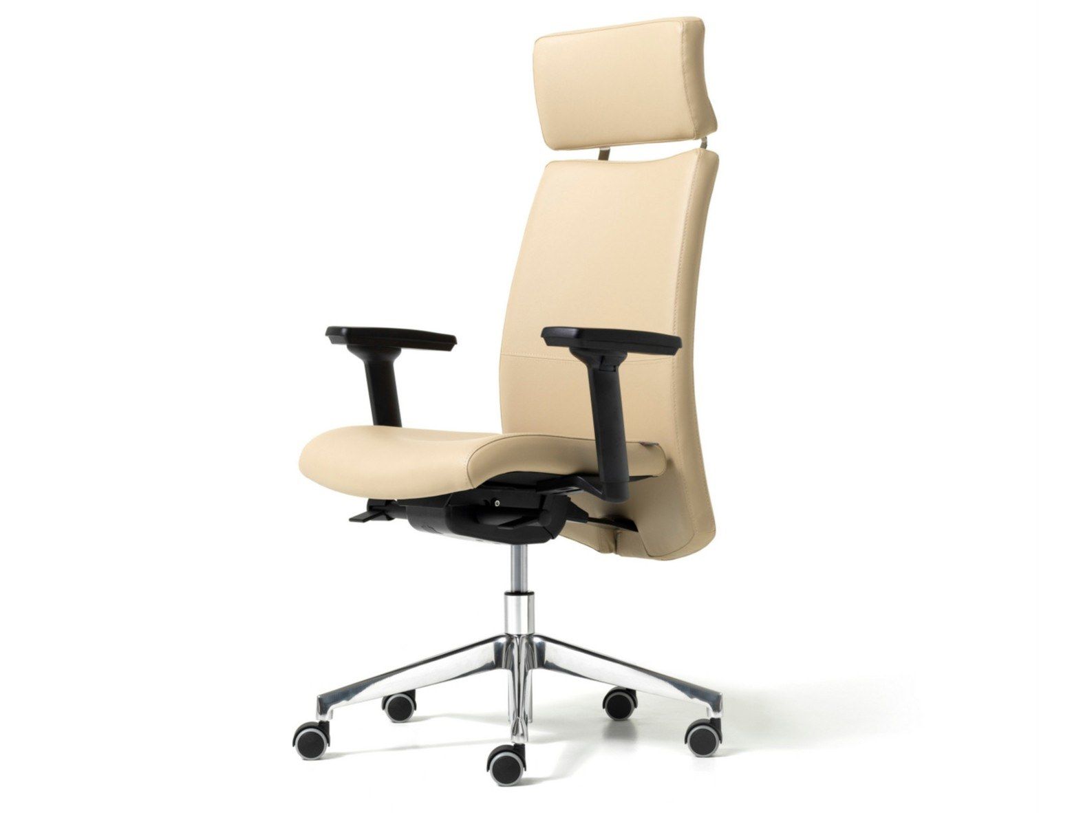 Офисное кресло руководителя из искусственной кожи с 5 спицами Diemme Duke ARCH-00112158 - Вид №1