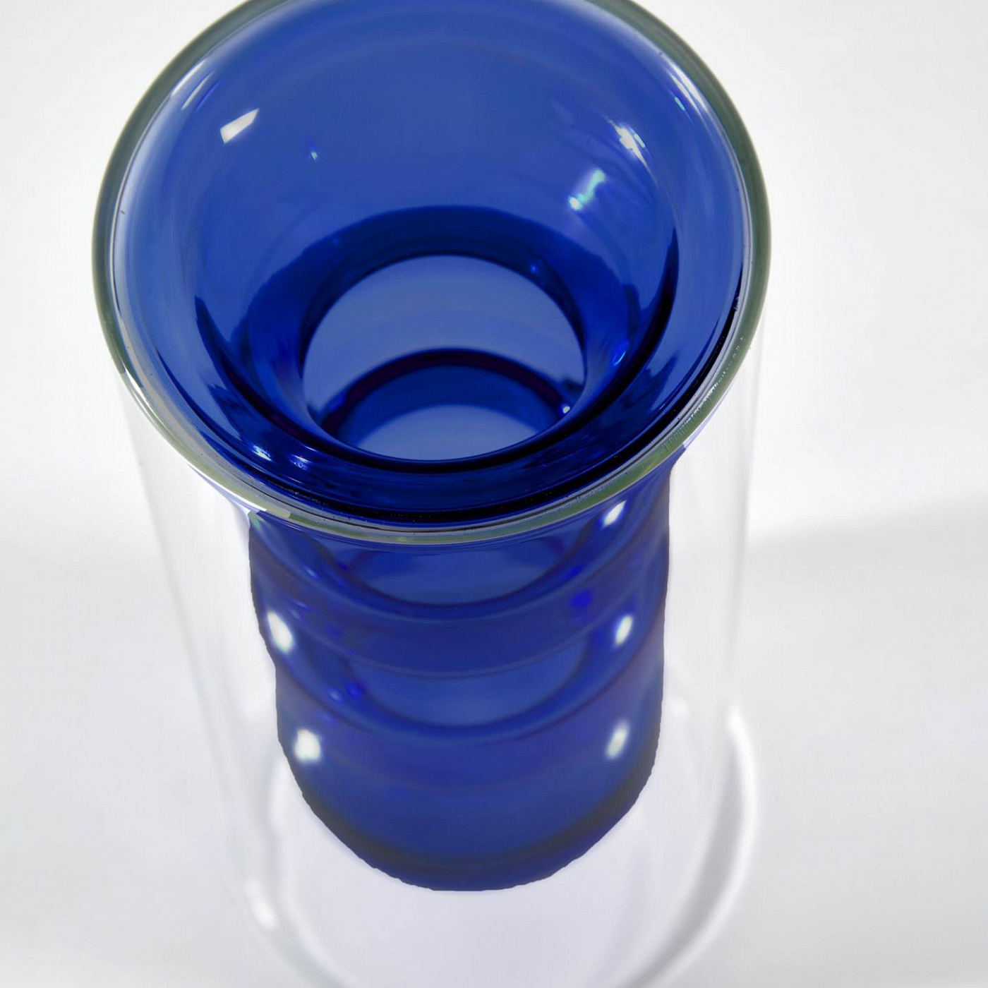 090089 Ваза синяя La Forma Charlize 