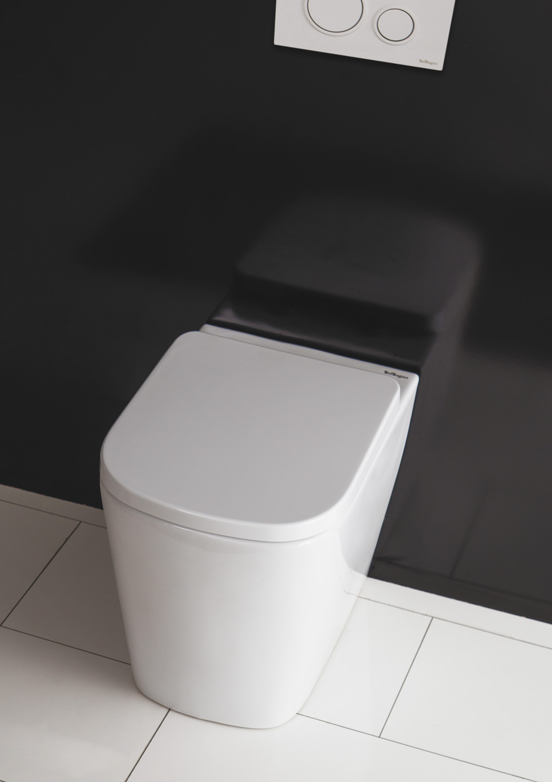 Унитаз приставной BelBagno ALBANO безободковый Приставной унитаз напольный Белый BELBAGNO Albano Китай - Вид №2