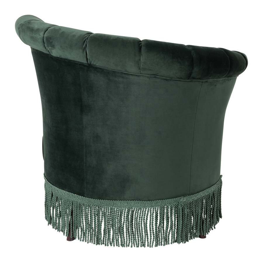 Кресло Flair темно-зеленое Dutchbone 3100051 - Вид №6