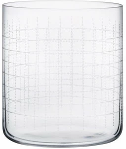 NUDE Набор из четырех стаканов для виски Finesse grid