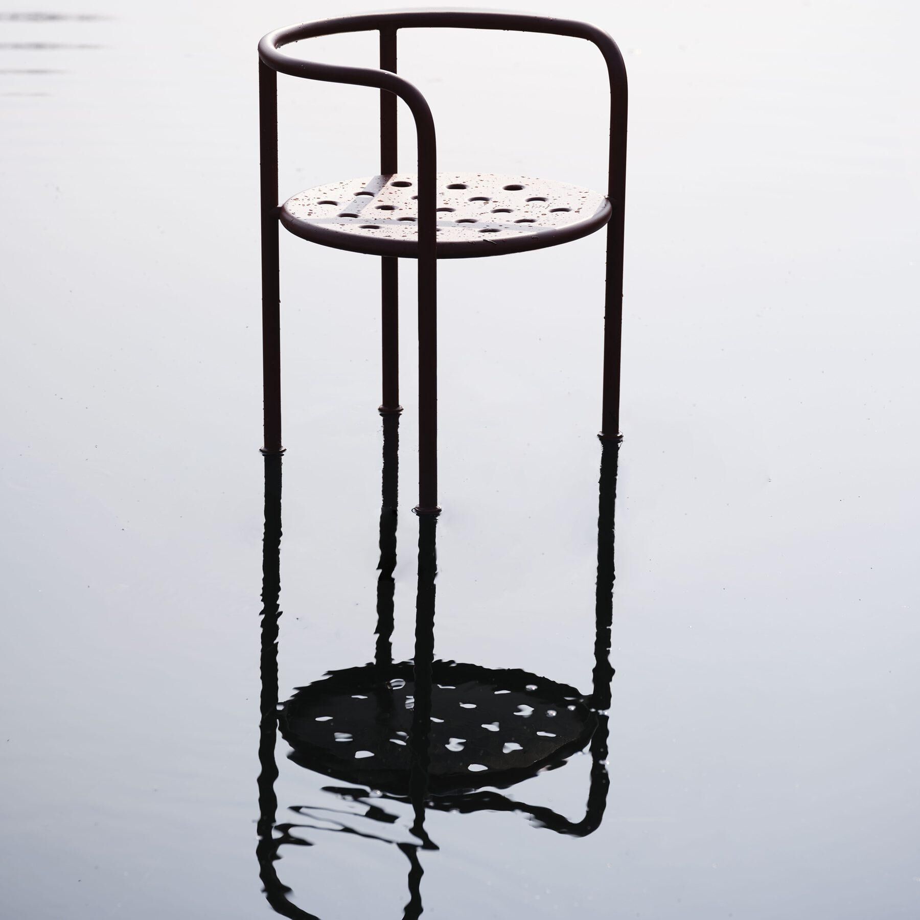 Алюминиевый стул с порошковым покрытием с подлокотниками FAST Roè ARCH-00081894 - Вид №7