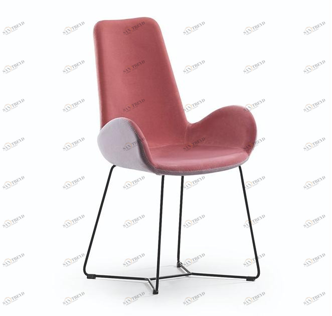 Midj Стул с обивкой из ткани с подлокотниками Dalia sun-id-1514491