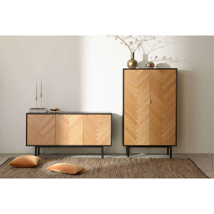 42163160 Шкаф , calvi, 95х40х160 см Unique Furniture  - Вид №8