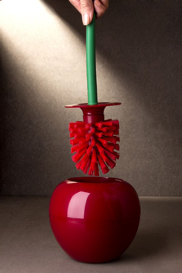 QL10120-RD Ёршик туалетный cherry Qualy  - Вид №3