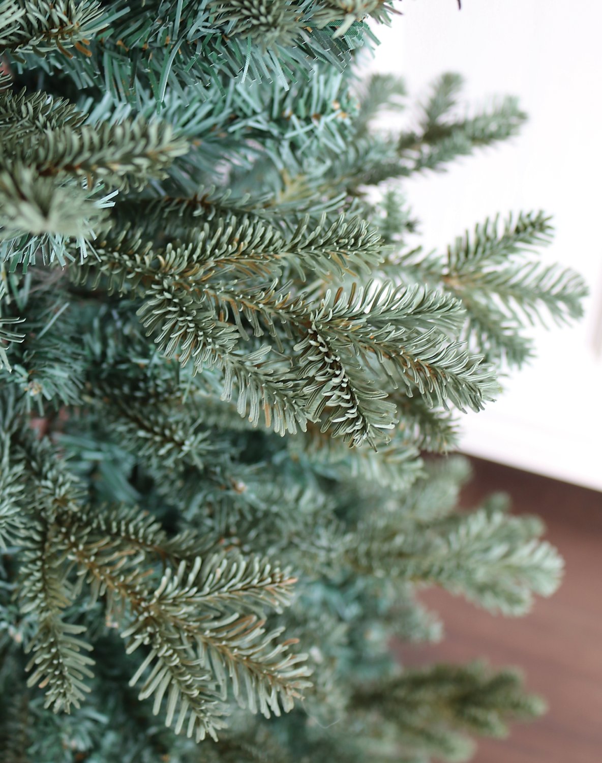 1630 819 a3 Елка шелковая, тонкая, 165 см, матово-зеленая H-andreas  - Вид №1