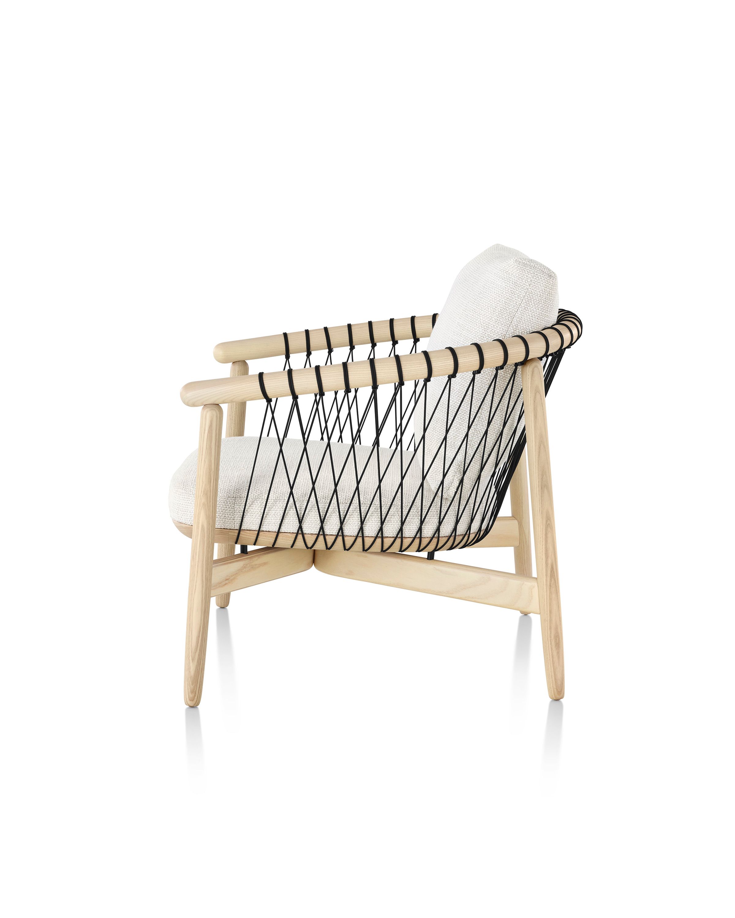 Кресло из дерева и ткани с подлокотниками Herman Miller Crosshatch ARCH-00123148 - Вид №19