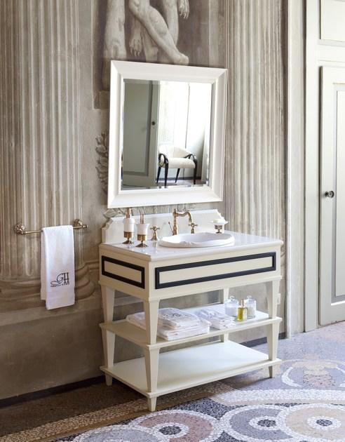 Gentry Home Консольная мойка из лакированной древесины Nottingham sun-id-1375991 - Вид №1