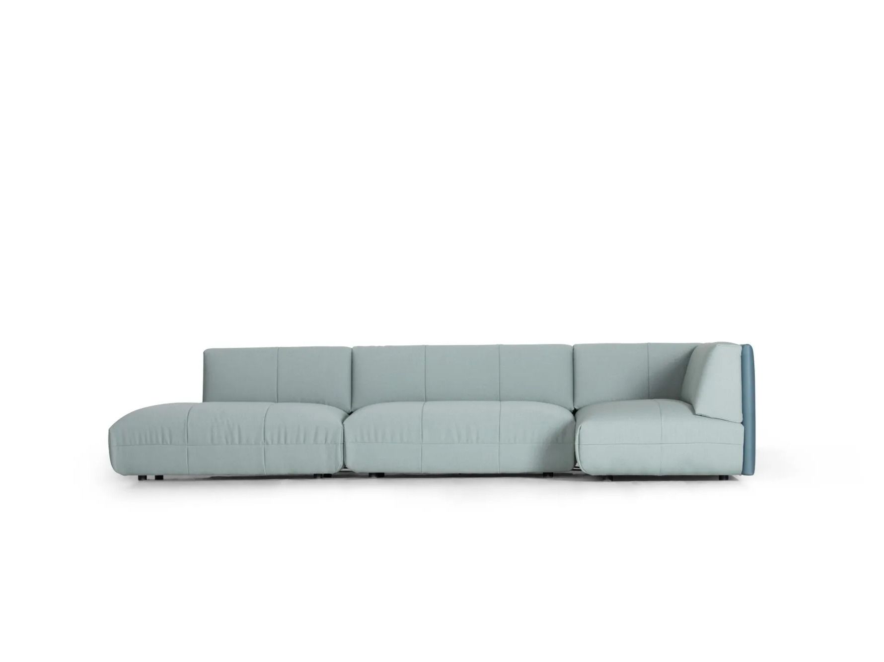 Секционный диван из кожи и ткани de Sede DS-1030 FLATTER ARCH-00104468 - Вид №9