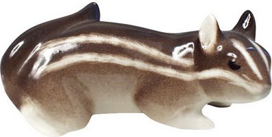 95073 Императорский фарфоровый завод Скульптура "Бурундучок №2" Фарфор твердый 