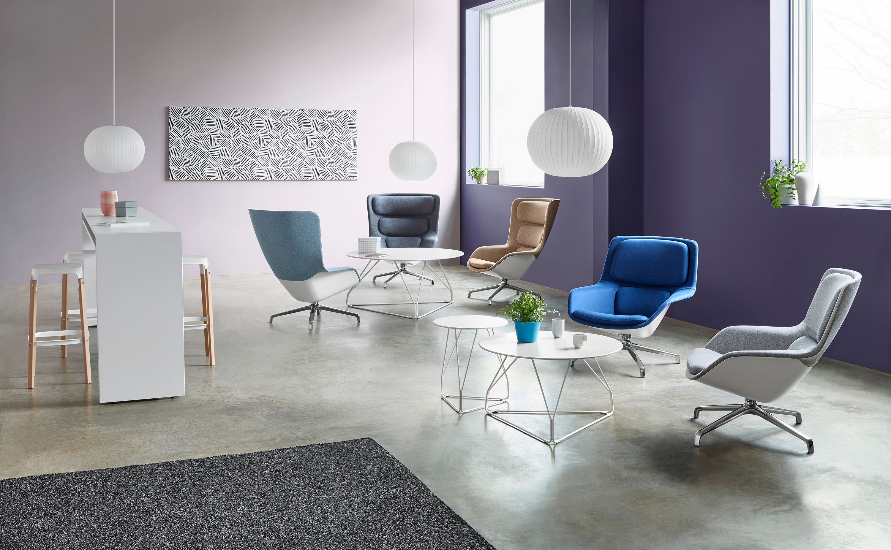 Тканевое вращающееся кресло Herman Miller Striad ARCH-00133057 - Вид №12