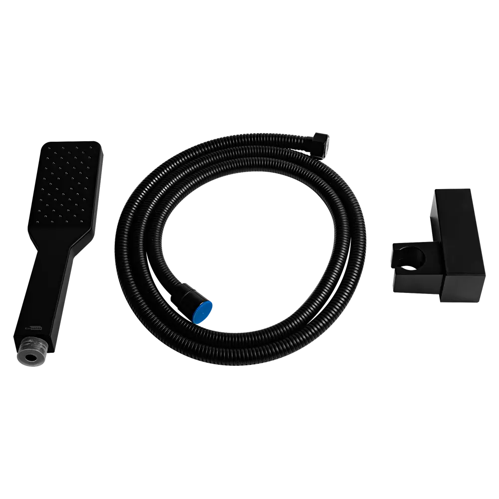 Набор для душа KONSENSA Прато цвет черный матовый STLM-2121676 - Вид №4