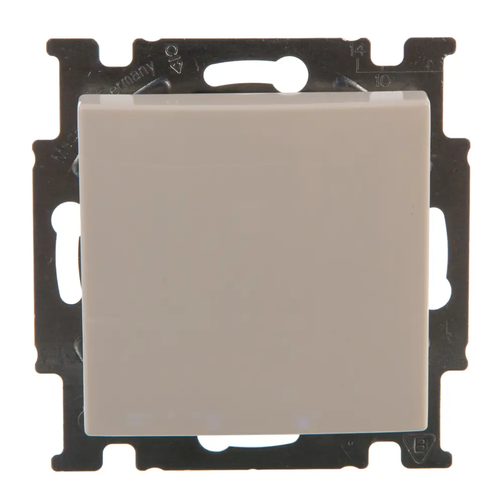 Выключатель встраиваемый ABB Basic 55 1 клавиша, цвет белый Basic55 STLM-2021087