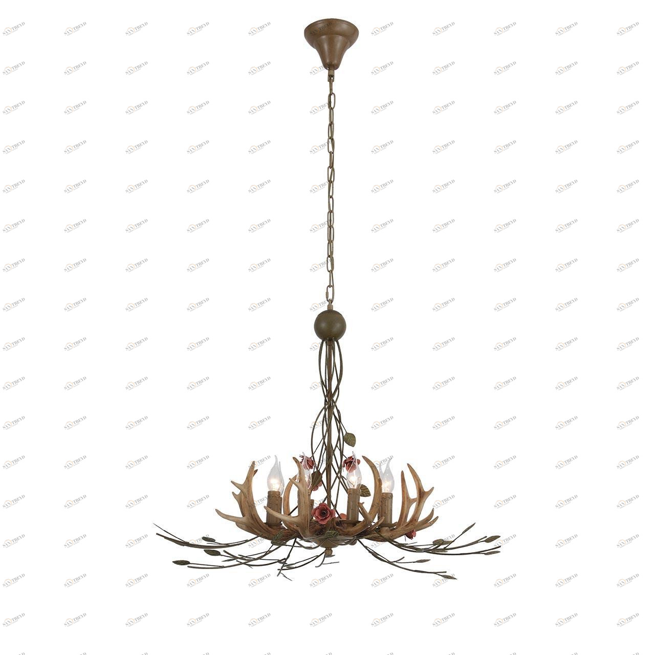 Подвесная люстра ST Luce Campen SL347.303.08 ST LUCE ДИЗАЙНЕРСКИЕ, CAMPEN 279768 Коричневый 