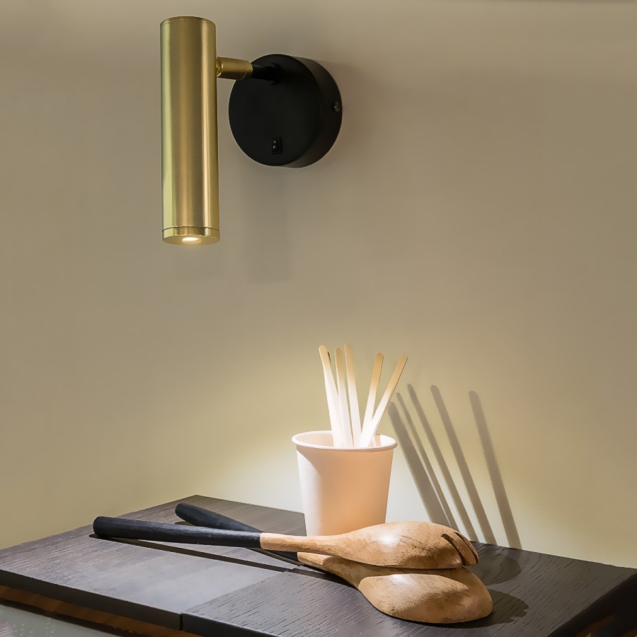 Aromas A1194 Matt black/Matt brass бра Maru 116205 - Вид №2