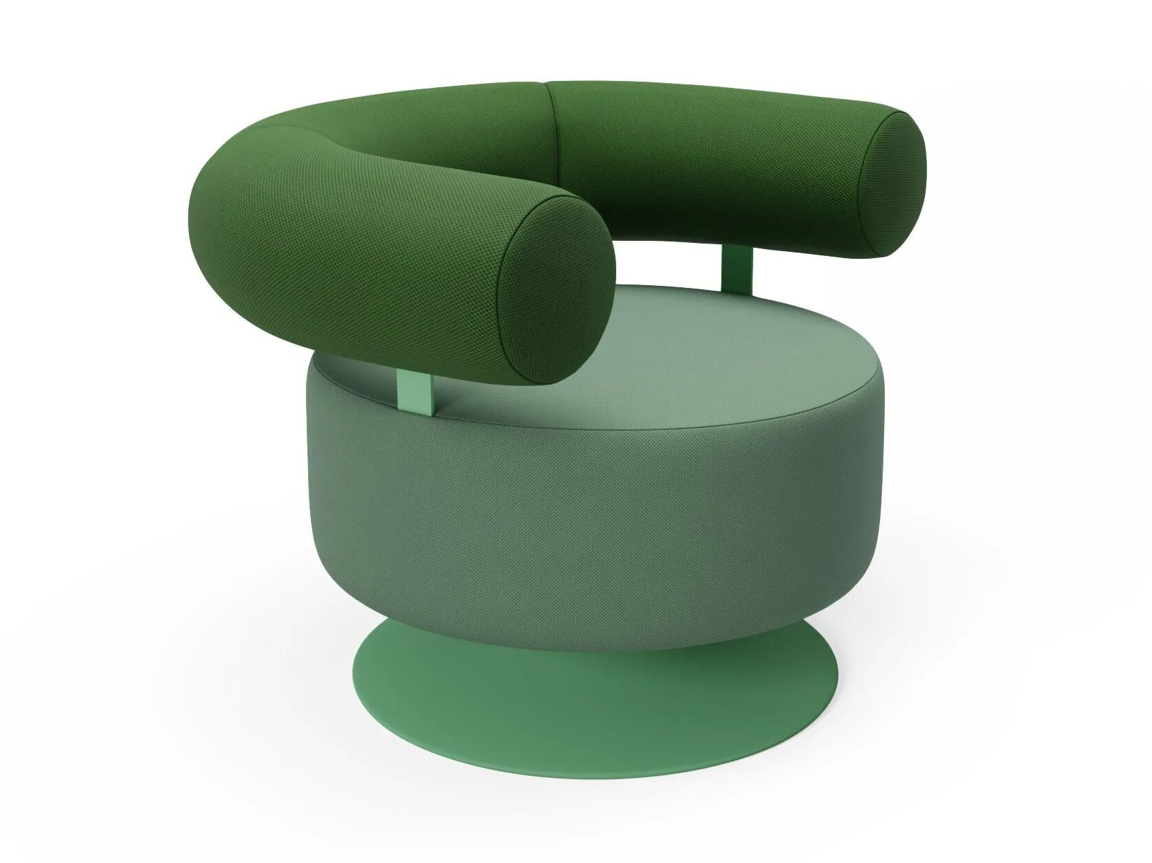 Ткань поворотный стул с подлокотниками Branca Lisboa GOMO ARCH-00053643