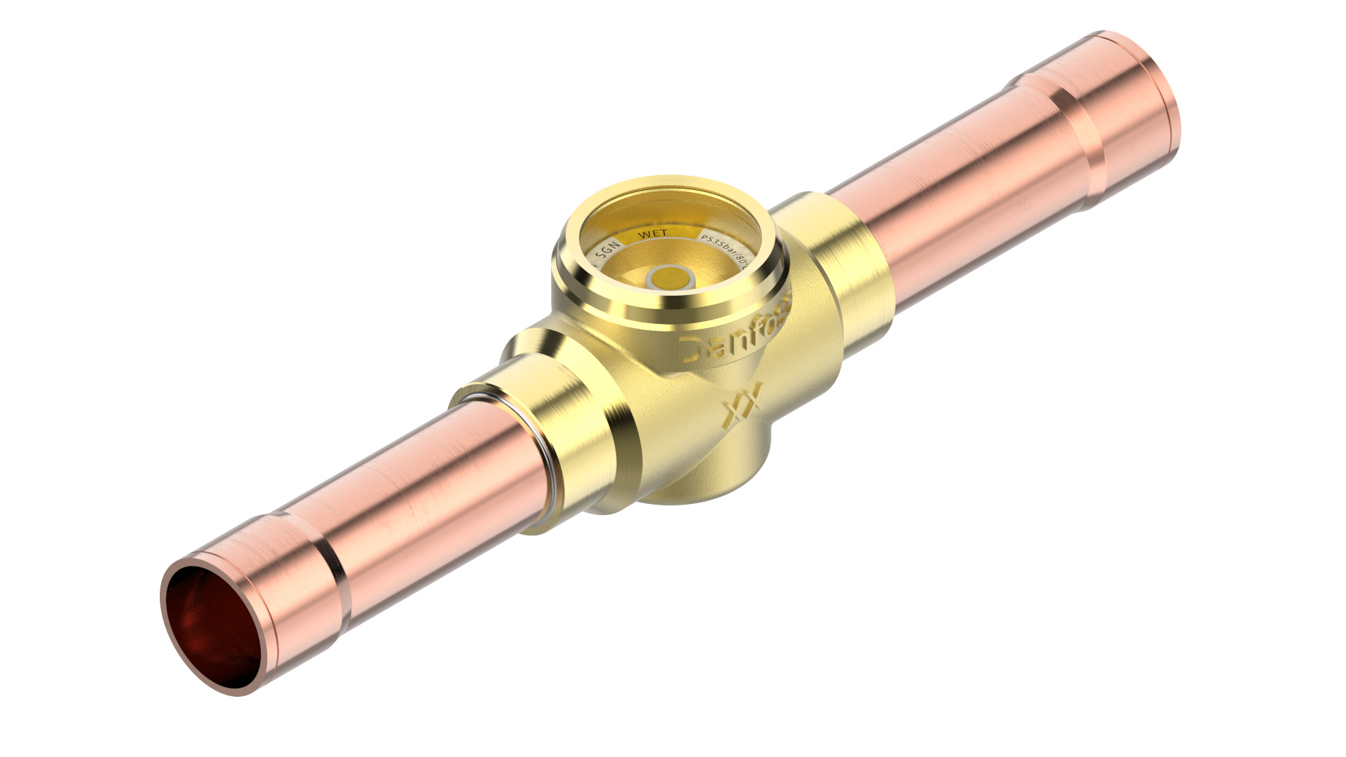 Danfoss SGN — Смотровые стекла с индикатором влажности SGN 10 Смотровое стекло 014-0202  - Вид №11