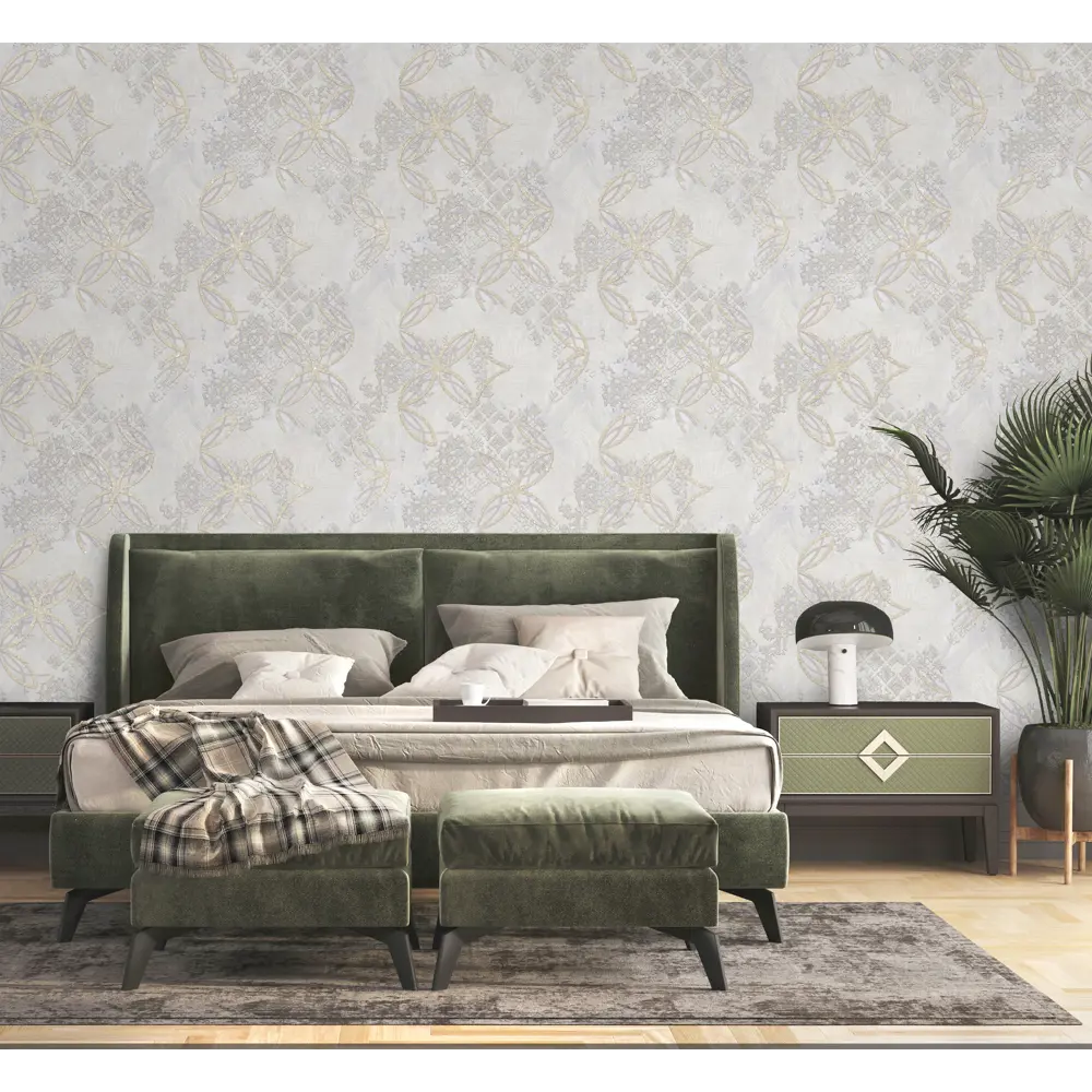 Обои флизелиновые Wallsecret Couture бежевые 1.06 м 8709-23 86931866 STLM-2044767 - Вид №4