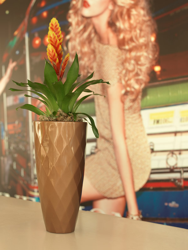 071365 Кашпо Nano матовое красное 36см Vondom Vases - Вид №2