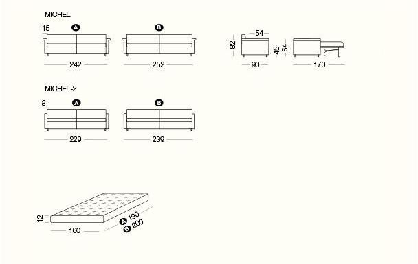 Milano Bedding Диван-кровать из ткани sun-id-1400522 - Вид №10