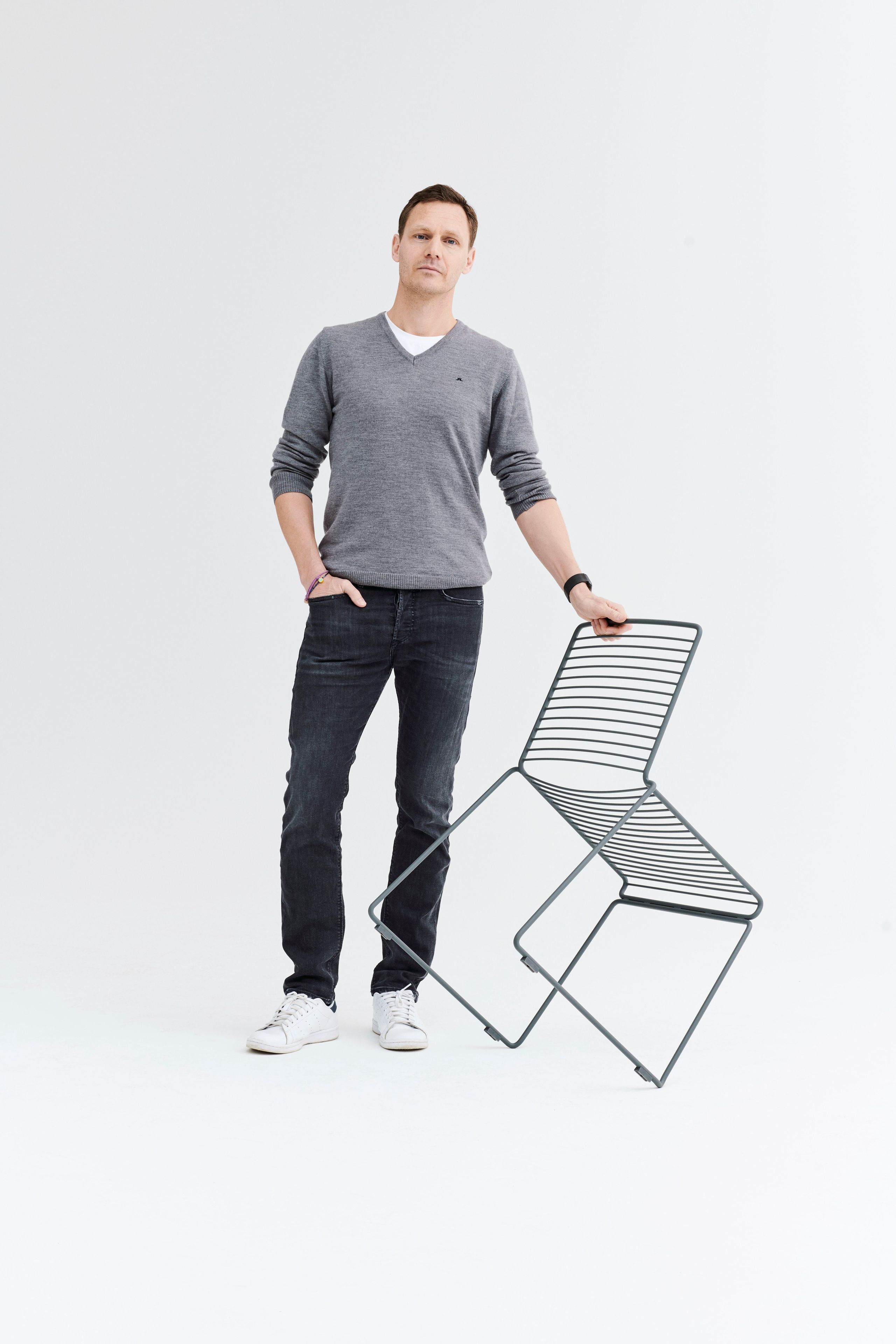 Стальной стул с порошковым покрытием Hay Hee ARCH-00051025 - Вид №11