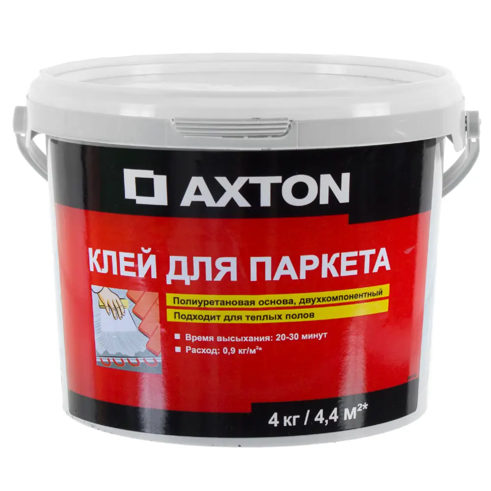 Клей для паркета Axton двухкомпонентный 4 кг 17924040 STLM-2113499 