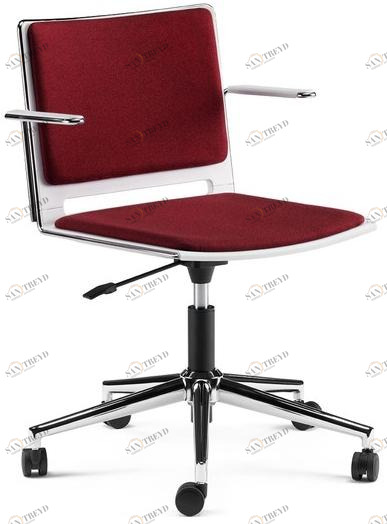 Arte & D Офисный стул из ткани с 5 спицами и подлокотниками Kubika C1509 g