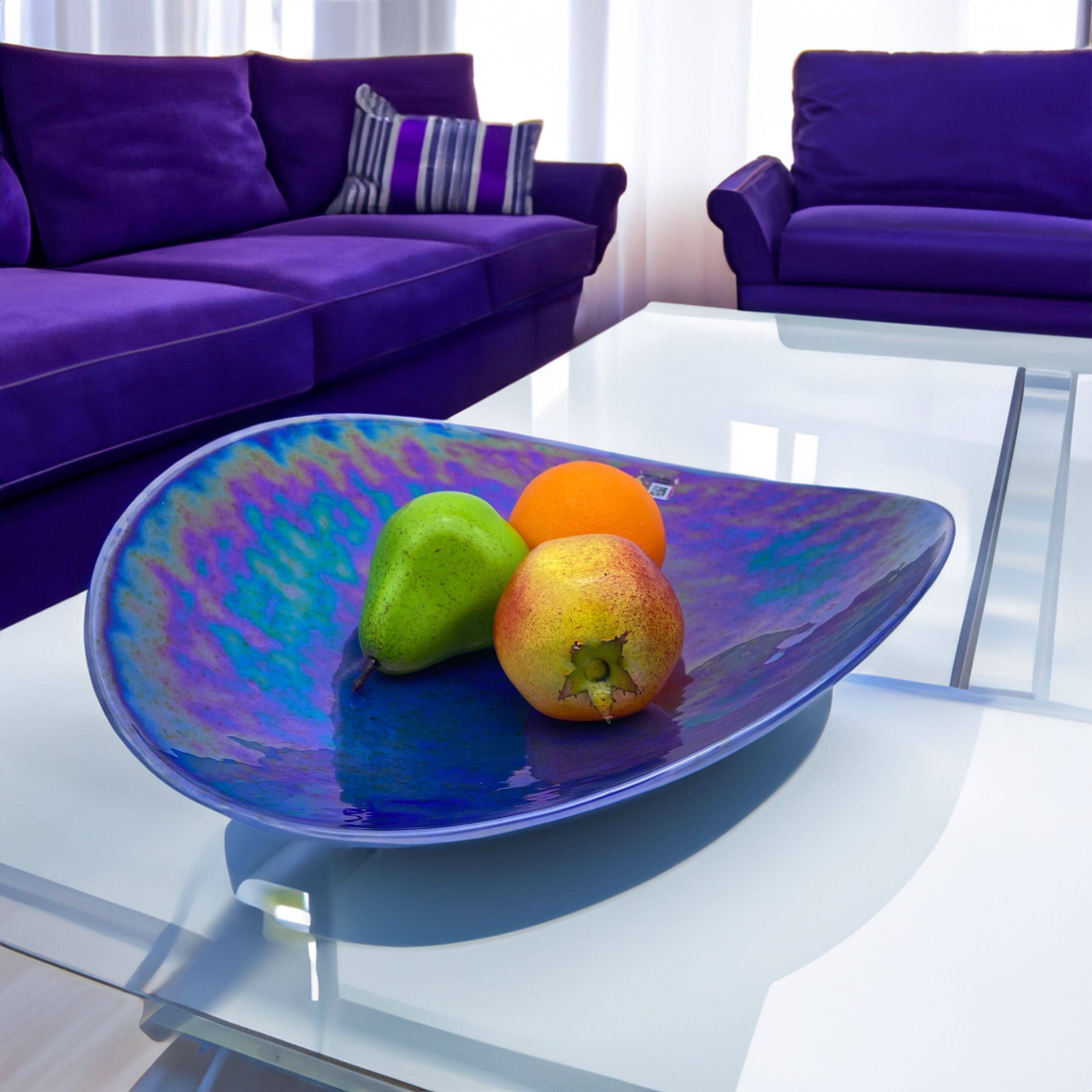 Тарелка для фруктов из муранского стекла ручной работы YourMurano Decorative Plates ARCH-00145556 - Вид №6