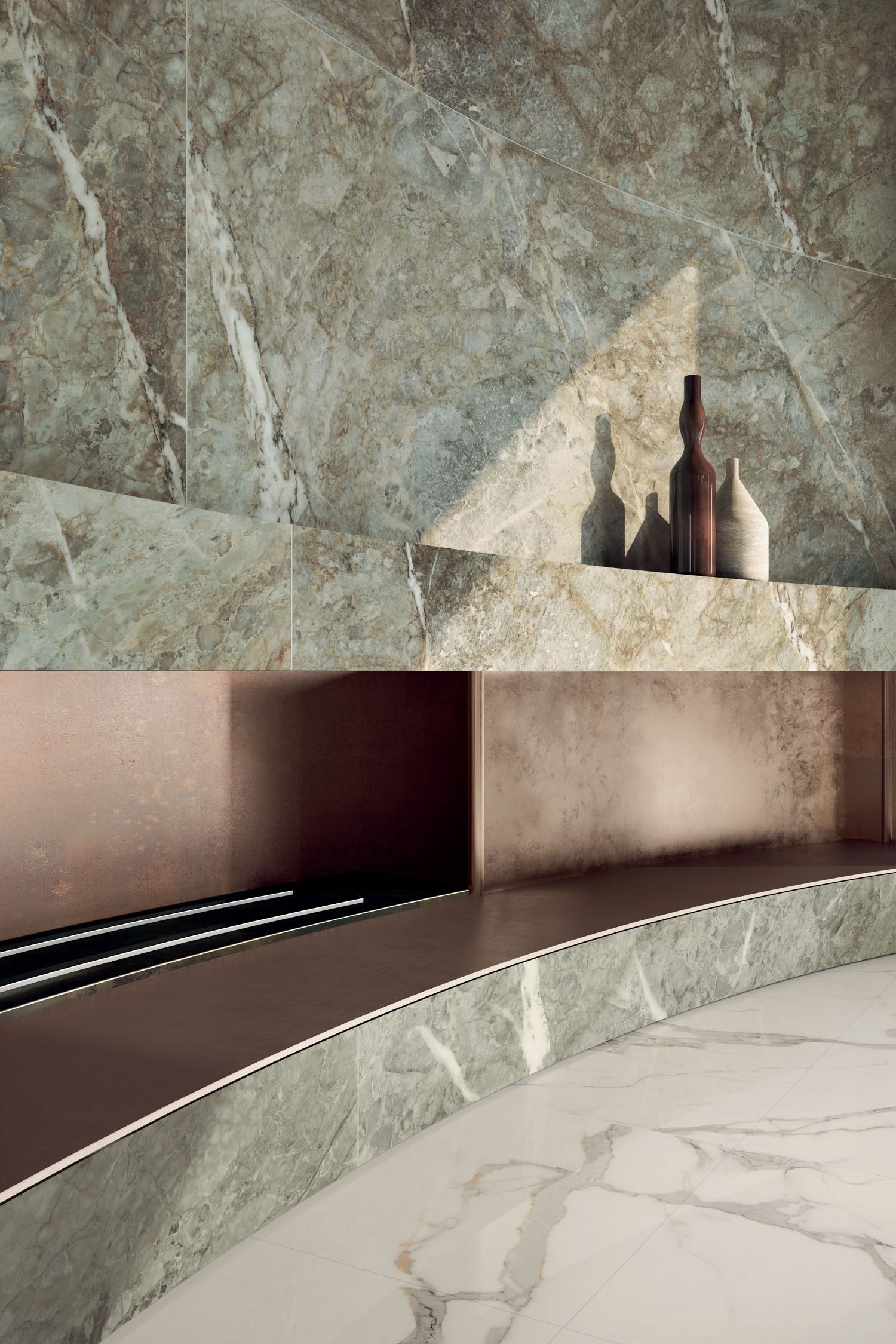 Керамогранит / напольное покрытие из ламинированного керамогранита с мраморным эффектом COTTO D'ESTE Starlight ARCH-00118724 - Вид №9