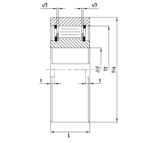 IS877 Обгонная муфта USNU8 (ASNU8) ISKRA  - Вид №2