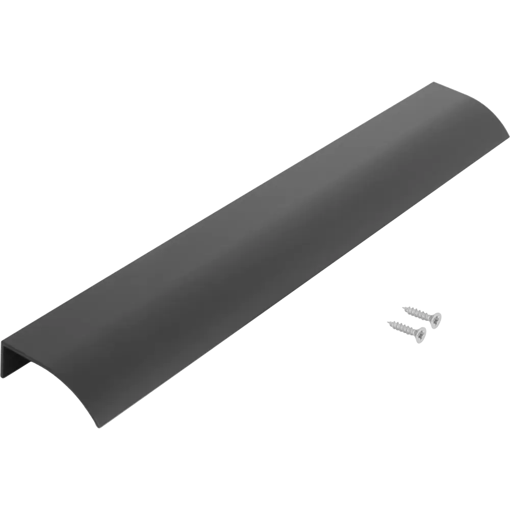 Мебельная ручка-профиль черная 284 мм Jet STLM-2103561 - Вид №2