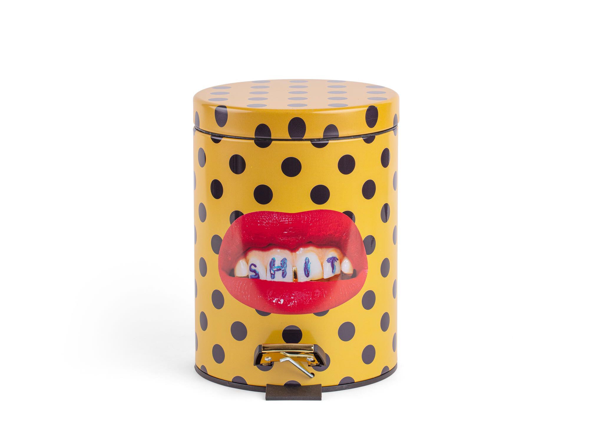 Металлическая мусорная корзина Seletti SHIT 5L ARCH-00086224